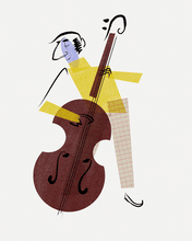 Load image into Gallery viewer, Jazz Trio: Bass Player (Frame 13)

