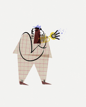 Load image into Gallery viewer, Jazz Trio: Trumpet Player (Frame 07)
