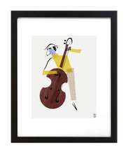 Load image into Gallery viewer, Jazz Trio: Bass Player (Frame 13)
