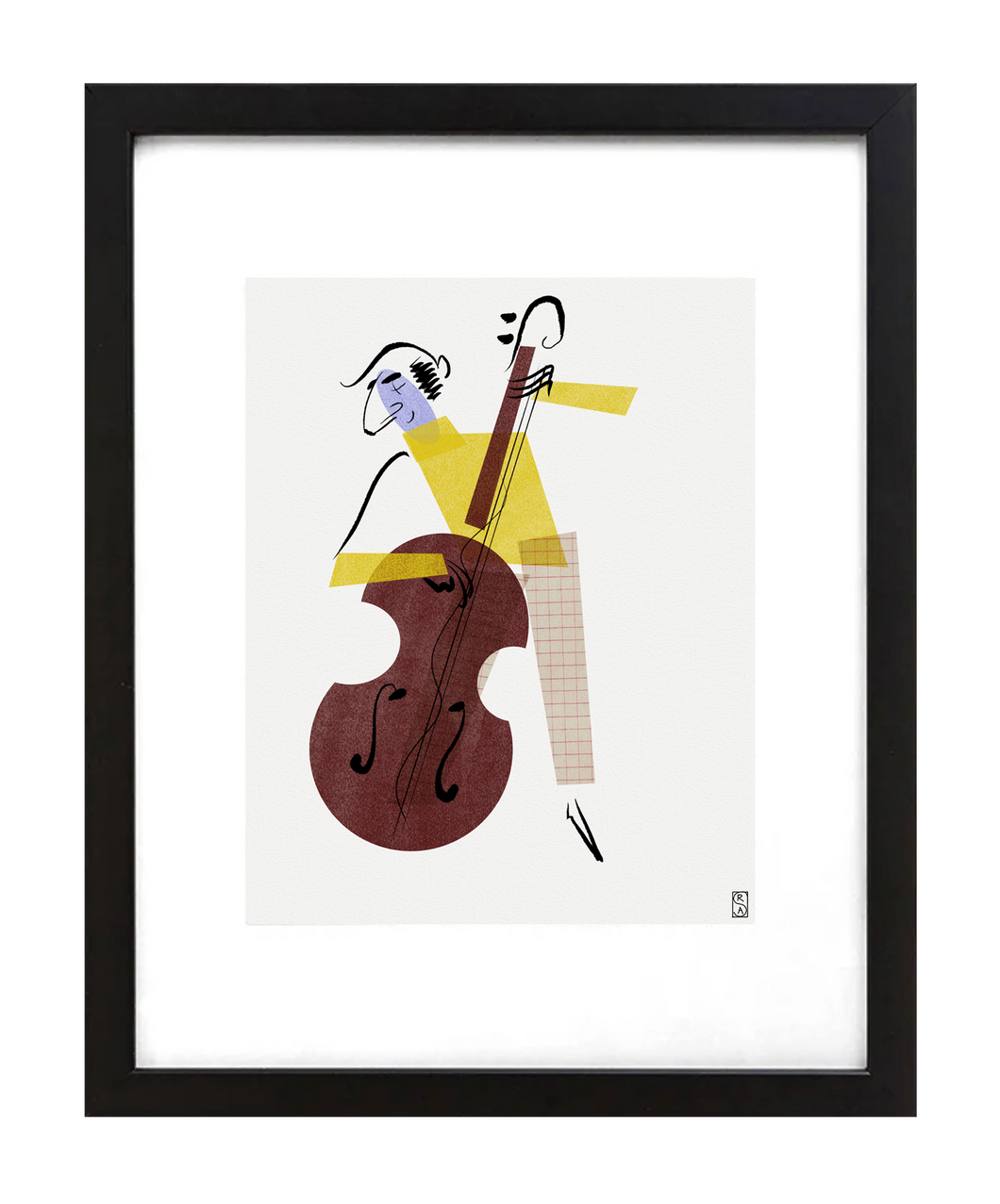 Jazz Trio: Bass Player (Frame 13)